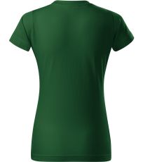 Dámske tričko Basic free Malfini fľaškovo zelená