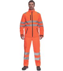 Pánska HI-VIS softshellová bunda MURCIA Cerva oranžová