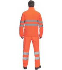 Pánska HI-VIS softshellová bunda MURCIA Cerva oranžová