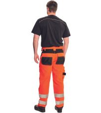 Pánske pracovné HI-VIS nohavice KNOXFIELD Knoxfield Červená