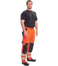 Pánske pracovné HI-VIS nohavice KNOXFIELD Knoxfield Červená