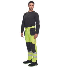 Pánske pracovné HI-VIS nohavice KNOXFIELD 310 FL Knoxfield Oranžová