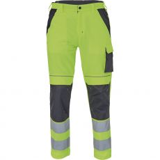 Pánske HI-VIS pracovné nohavice MAX VIVO HV Cerva