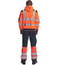 Pracovná mikina HI-VIS KNOXFIELD HVPS Cerva oranžová