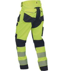 Pánske pracovné nohavice HI-VIS SHELDON HV Cerva žltá