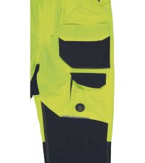 Pánske pracovné nohavice HI-VIS SHELDON HV Cerva žltá