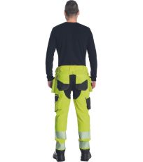 Pánske pracovné nohavice HI-VIS NEURUM NORDICS HV FL Cerva žltá