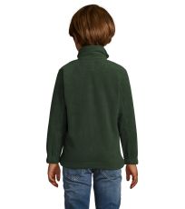 Detská fleece mikina NORTH KIDS SOĽS Fir green