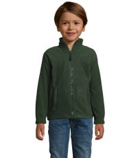 Detská fleece mikina NORTH KIDS SOĽS Fir green