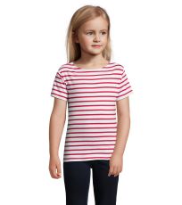 Detské tričko MILES KIDS SOĽS White / Red