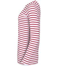 Dámske tričko dlhý rukáv MARINE WOMEN SOĽS White / Red