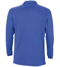 Pánska polokošeľa s dlhým rukávom WINTER II SOĽS Royal blue