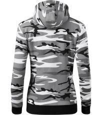 Dámska mikina Camo Zipper Malfini camouflage gray