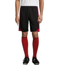 Pánske športové kraťasy OLIMPICO SOĽS Black / Red