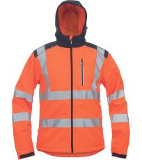 Softshellová bunda HI-VIS KNOXFIELD HVPS Cerva