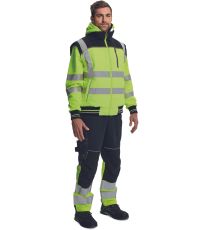 Pánska obojstranná vesta HI-VIS KNOXFIELD HVPS Cerva žltá